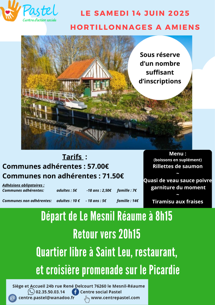 SORTIE HORTILLONNAGES AMIENS